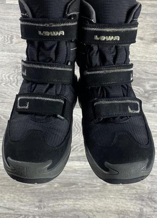 Lowa gore-tex ботинки сапожки 33 размер детские черные оригинал4 фото