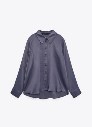 Сатинова сорочка від zara👌