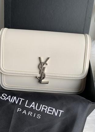 Сумка в стиле saint laurent silver sneaker