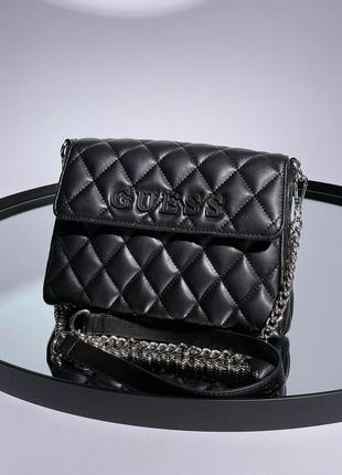 Женская сумка guess posta bag black4 фото