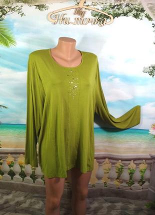 Блузка-футболка  трикотажная 58-62р