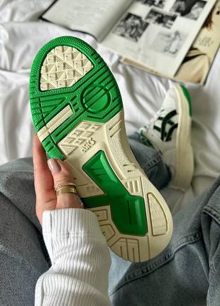 Кожаные кроссовки asics ex89 boston celtics6 фото