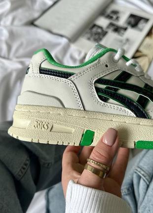 Кожаные кроссовки asics ex89 boston celtics8 фото