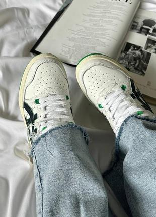 Кожаные кроссовки asics ex89 boston celtics7 фото