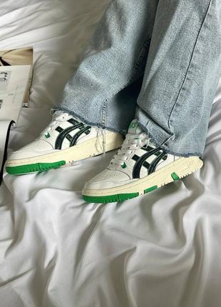 Кожаные кроссовки asics ex89 boston celtics10 фото