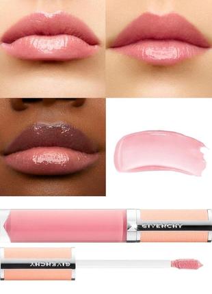 Жидкий бальзам для губ givenchy le rose perfecto liquid balm 01 - perfect pink5 фото
