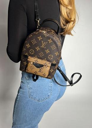 Жіночий рюкзак louis vuitton palm springs mini brown/ginger3 фото