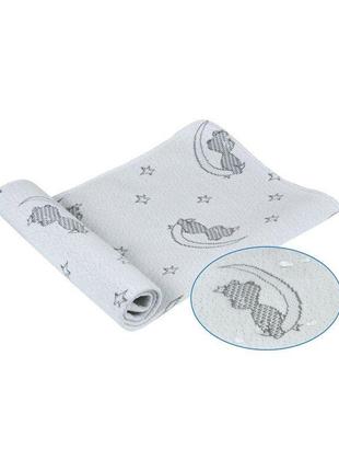 Дитячий водонепроникний жакардовий наматрацник на резинці раз.60x120 см