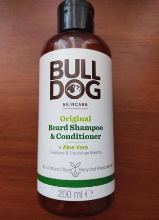 Шампунь та кондиціонер для бороди bulldog original beard shampoo and conditioner