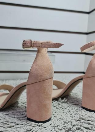 Женские босоножки каблуке passio замша оригинал 37р. 4q365 фото