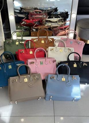 Сумка кожаная hermes birkin 30 см5 фото