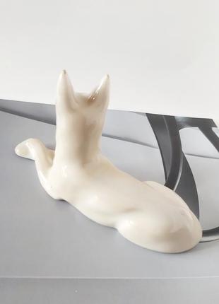 Статуетка городниця собака порцеляновий вінтаж