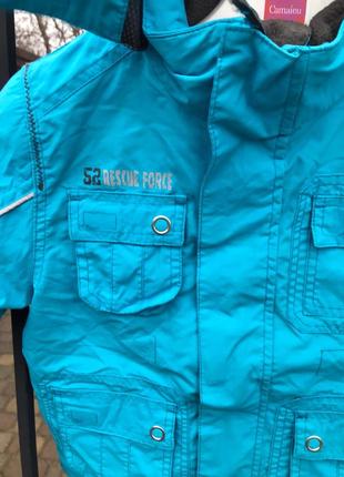 Фото 516к демисезонная курточка на рост 104 см  внутри флисовая подстежка2 фото