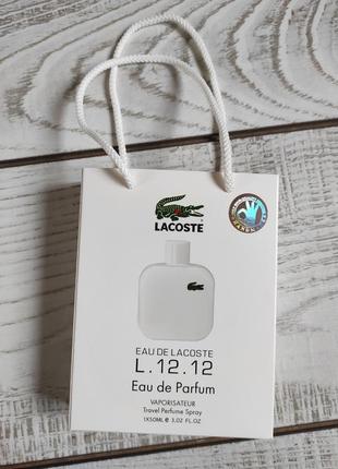 Чоловіча парюмована вода, туалетна вода, парфуми lacoste l. 12.12