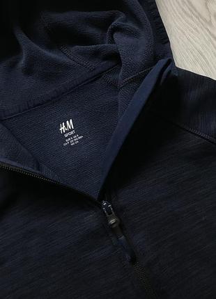 Утепленная кофта h&m sport внутри на флисе7 фото