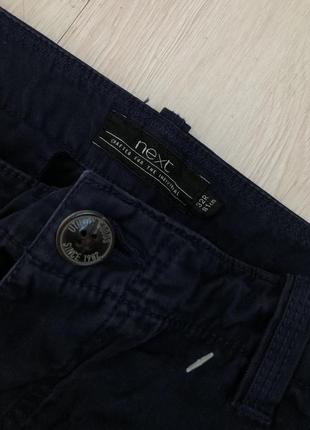 Карго штаны next cargo pants navy blue5 фото