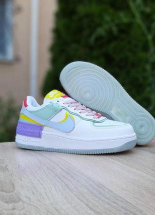 Женские кроссовки nike air force 1 shadow цветные скидка sale &lt;unk&gt; smb3 фото