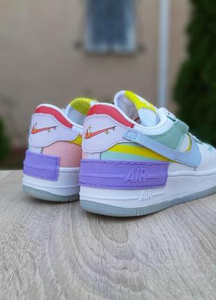 Женские кроссовки nike air force 1 shadow цветные скидка sale &lt;unk&gt; smb4 фото