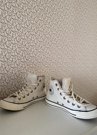 Кожаные кеды converse6 фото