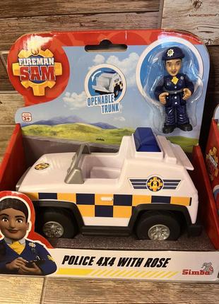 Автомобиль simba fireman sam с фигуркой