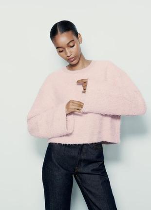 Свитер травка zara новый оригинал из испании размер s