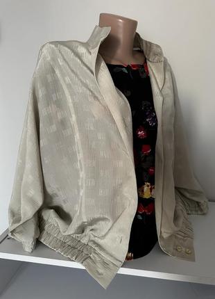 Легкий женский светлый жакет, xl, весна, лето