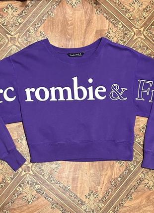 Кофта фиолетовая abercrombie & fitch1 фото