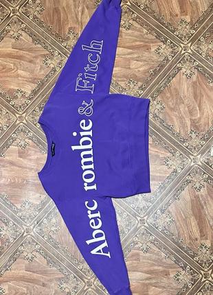 Кофта фиолетовая abercrombie & fitch8 фото