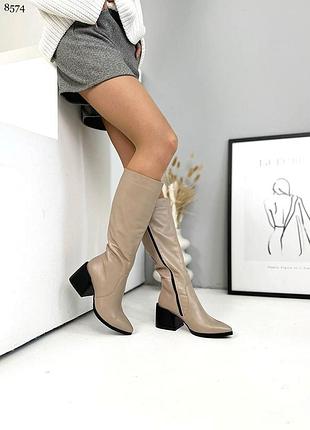 Шкіряні чоботи