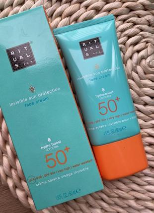 Cонцезахисний крем для обличча rituals the ritual of karma sun face cream spf 50+