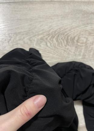 Чорні лосини брюки драпірування з ефектом пуш-ап9 фото