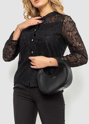 Блуза женская нарядная, цвет черный, 204r157-13 фото