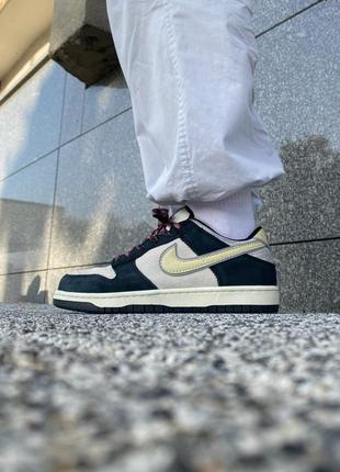 Nike sb dunk crema black кросівки найк унісекс демісезон жіночі чоловічі кремові беж з чорним чорні весна осінь беж крем черные кроссовки9 фото