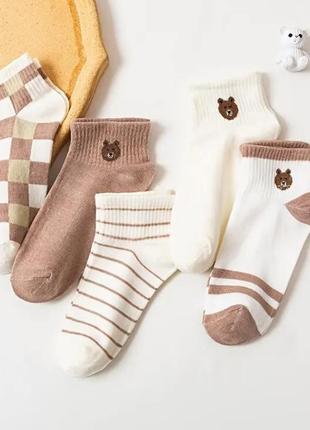 Шкарпетки дитячі з мішкою набір носків 5 пар дитячі носки2 фото