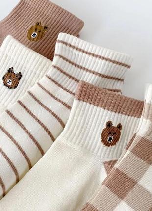 Шкарпетки дитячі з мішкою набір носків 5 пар дитячі носки3 фото