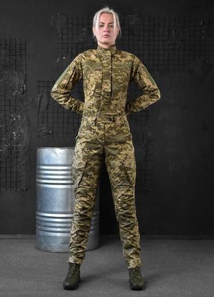 Жіноча військова форма зсу піксель