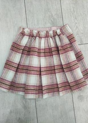 Тепла спідничка юбка на 8-10 років2 фото