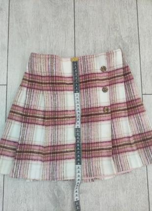 Тепла спідничка юбка на 8-10 років5 фото