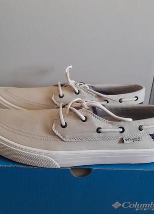 Мокасин, кед, топсайдер columbia us11,5/eur44,5/29,5см. новые. оригинал