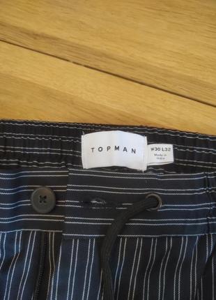 Штани синие topman 68f93tnav 28-30.5 фото