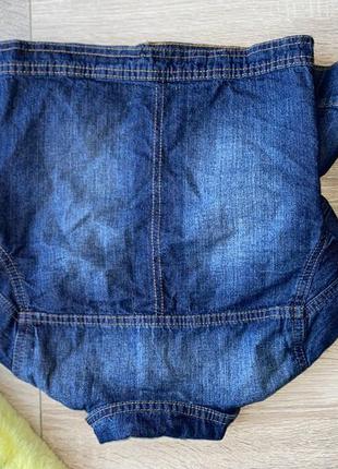 Класснячья джинсовая куртка на 5-6 рочки рост 110-116 см5 фото