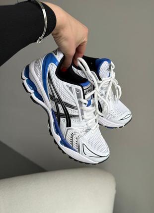 Асікс гел кіано білі з синім asics gel-kayano 14 white/blue7 фото