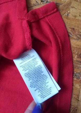 Коттоновая поло футболка polo ralph lauren с лампасами7 фото