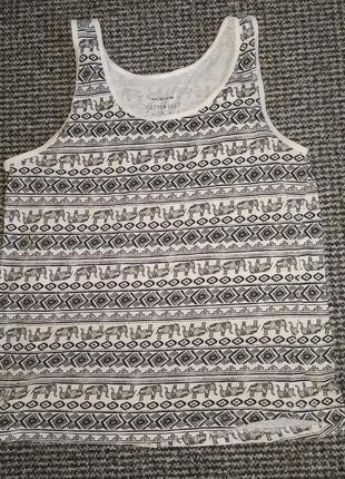 Майка футболка со слониками