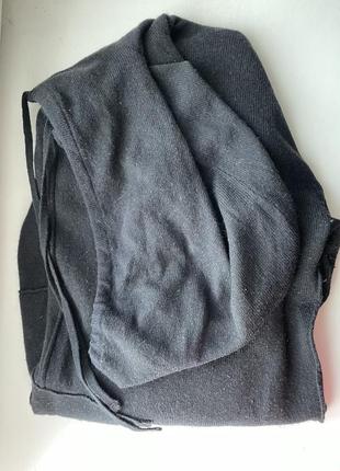 Комплект костюм удлиненное туника кашемировый вязаный джоггеры худи с капюшоном7 фото