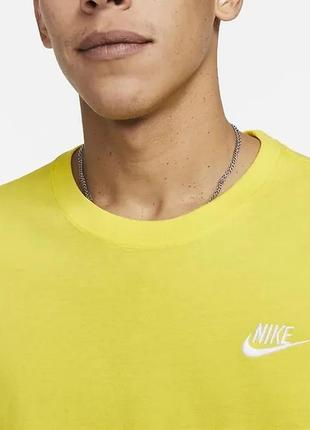 Футболка майка nike m nsw club tee (ar4997-732) оригинал!4 фото