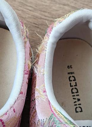 Брендові текстильні мокасини кросівки сліпони  h&m р-р 396 фото
