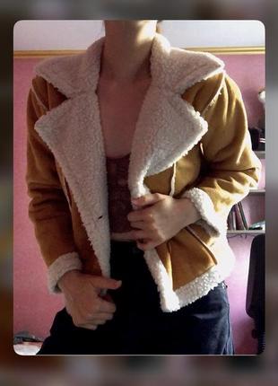 Новая дублёнка куртка пальто стильная1 фото