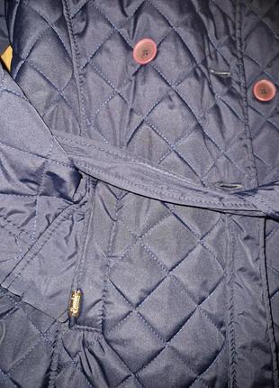 Куртка-пальто на девочку стеганое4 фото