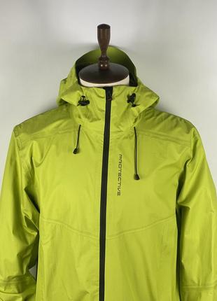 Мужская мембранная куртка protective sports membrana yellow rain jacket size xxl2 фото